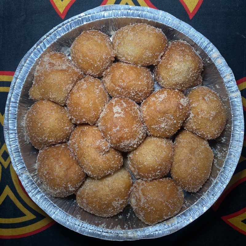 Classic cinnamon sugar beignets tumbled in warm cinnamon sugar